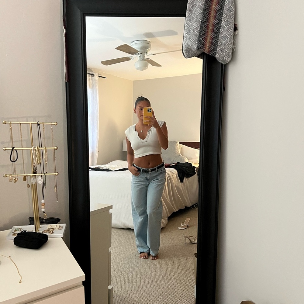 Urban Outfitters White Crop Top